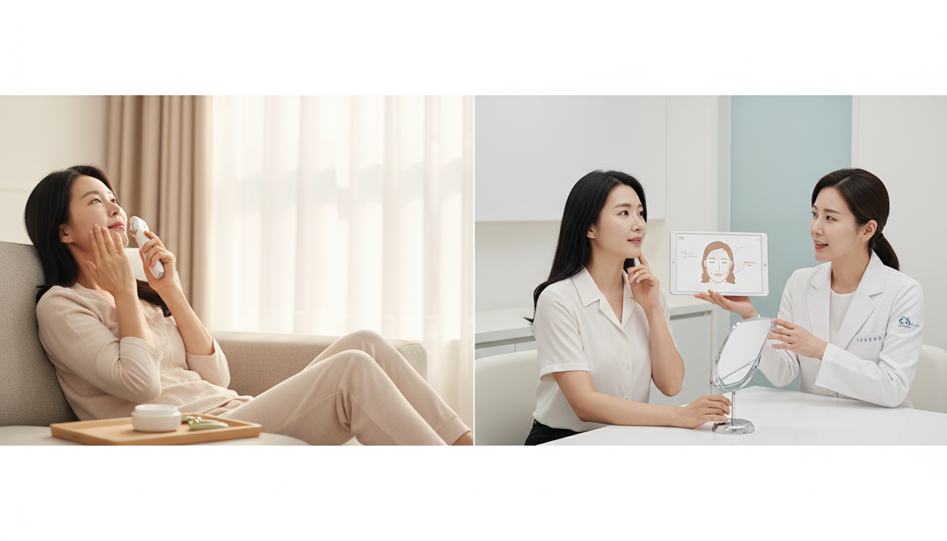 리프팅, 집에서 관리해도 되는 단계와 시술이 필요한 단계