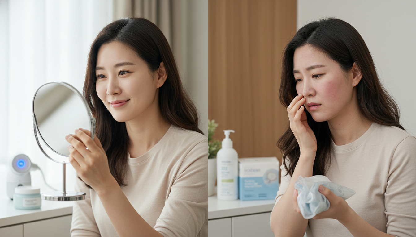 레이저토닝, 기미에 좋은 사람과 오히려 자극이 되는 사람