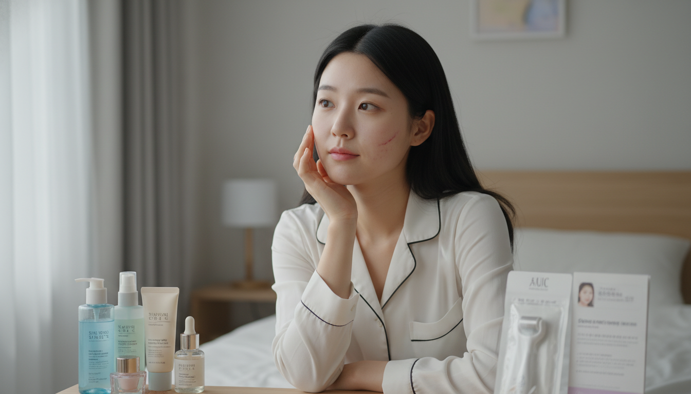 여드름 흉터, 홈케어로 좋아지는 범위와 병원 치료가 필요한 범위