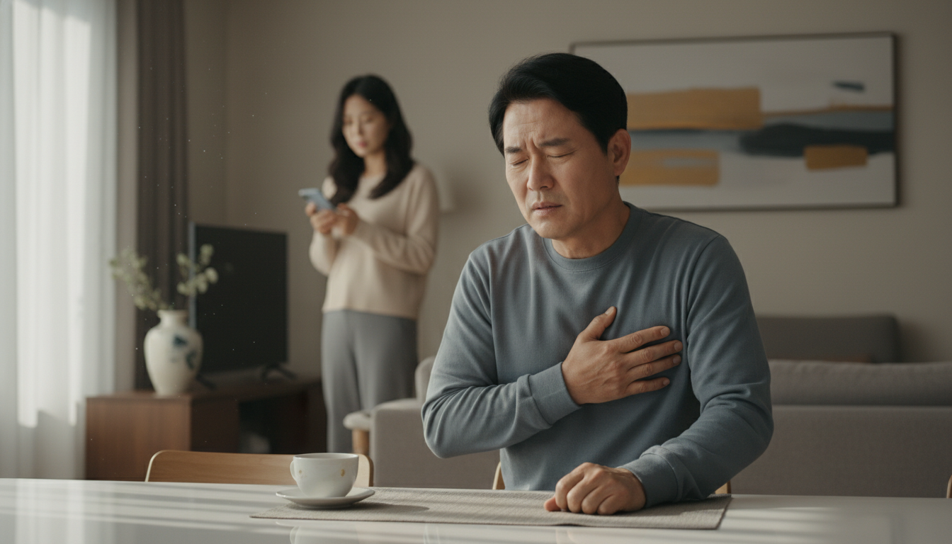 협심증은 어디까지 버티면 안 되나, 응급실 가야 할 흉통 기준