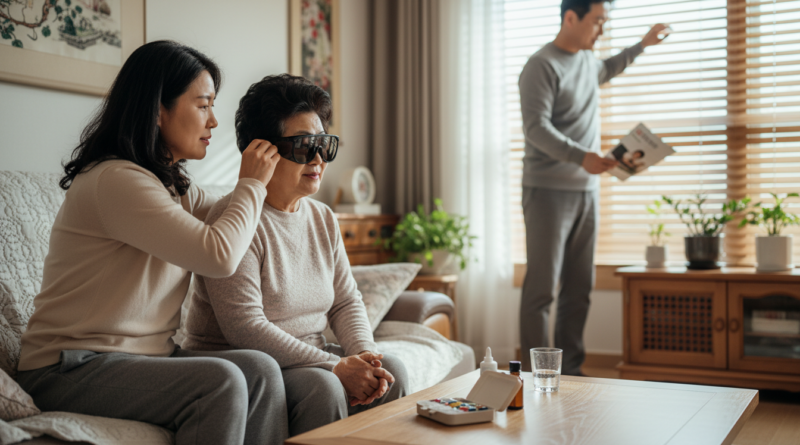 백내장 수술 뒤 가족이 챙겨야 할 일상 관리