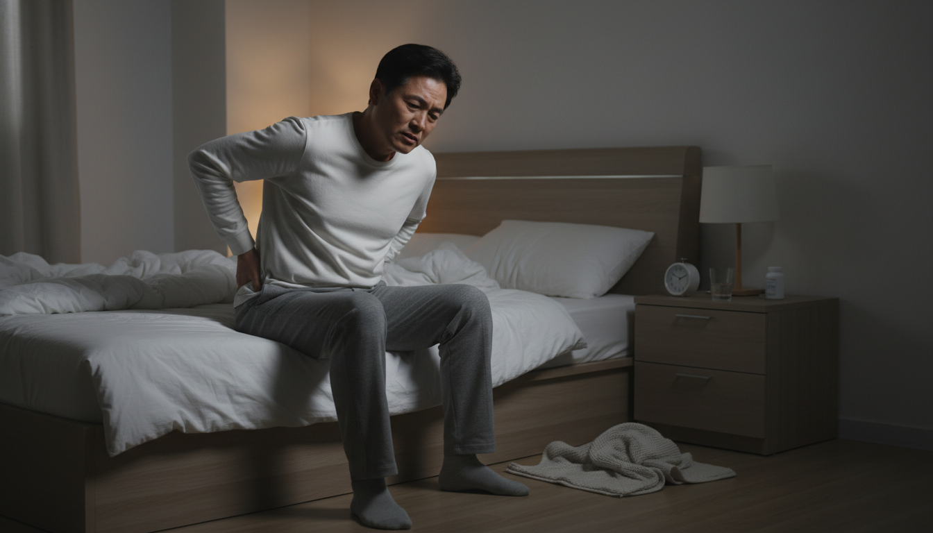 전립선증식증, 수면장애와 낙상 위험으로 이어지는 경로